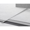 Mexen Line-B 120 cm left floor slope strip, inox - 181001120L