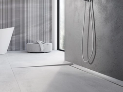 Mexen Line-B floor gradient strip 120 cm left, inox - 181001120L