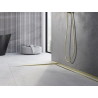 Mexen Line-B floor sloping strip 180 cm left, gold - 185001180L