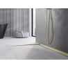 Mexen Line-B floor gradient trim 180 cm left, brushed gold - 185501180L