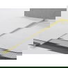 Mexen Line-B floor gradient strip 180 cm left, brushed gold - 185501180L