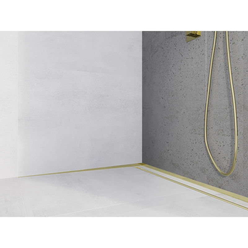 Mexen Line-B wall-mounted gradient strip 120 cm left, gold - 185002120L