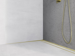 Mexen Line-B wall-mounted gradient strip 120 cm left, gold - 185002120L