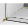 Mexen Line-B 120 cm wall-mounted sloping strip left, gold - 185002120L