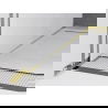Mexen Line-B wall-mounted slope strip 120 cm left, gold - 185002120L