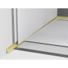 Mexen Line-B wall-mounted sloping strip 120 cm left, brushed gold - 185502120L