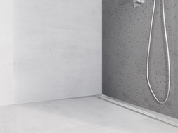 Mexen Line-B wall-mounted slope strip 180 cm left, inox - 181002180L
