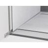 Mexen Line-B wall-mounted slope strip 180 cm left, inox - 181002180L
