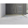 Mexen Line-B 180 cm left wall slope trim, gold - 185002180L