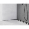 Mexen Line-B 180 cm left wall-mounted drainage strip, black - 187002180L