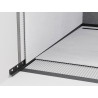 Mexen Line-B 180 cm left wall-mounted drainage strip, black - 187002180L