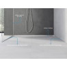 Mexen Line-B wall trim 120 cm right, inox - 181002120R