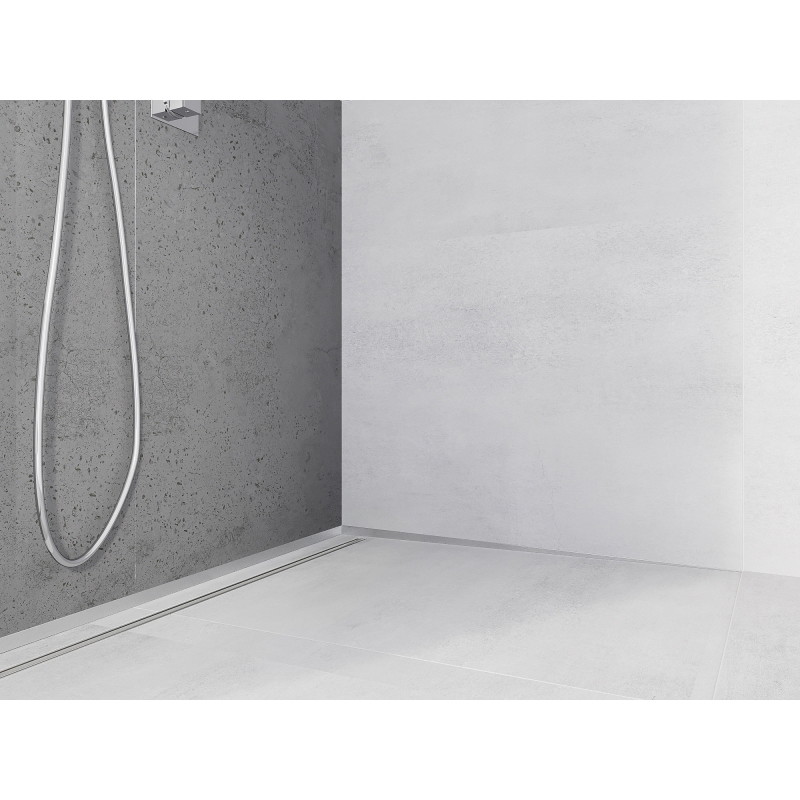 Mexen Line-B wall trim 120 cm right, inox - 181002120R