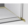 Mexen Line-B 120 cm Right Wall Shower Slope Trim, Gold - 185002120R
