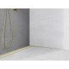 Mexen Line-B 120 cm Right Wall Shower Slope Trim, Gold - 185002120R