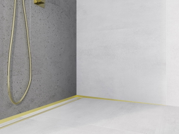 Mexen Line-B wall-mounted gradient strip 120 cm right, brushed gold - 185502120R
