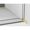 Mexen Line-B wall-mounted gradient strip 120 cm right, brushed gold - 185502120R