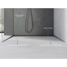 Mexen Line-B wall slope strip 120 cm right, black - 187002120R