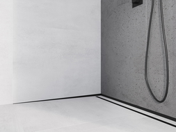 Mexen Line-B wall edge profile 120 cm right, black - 187002120R