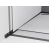 Mexen Line-B wall slope strip 120 cm right, black - 187002120R