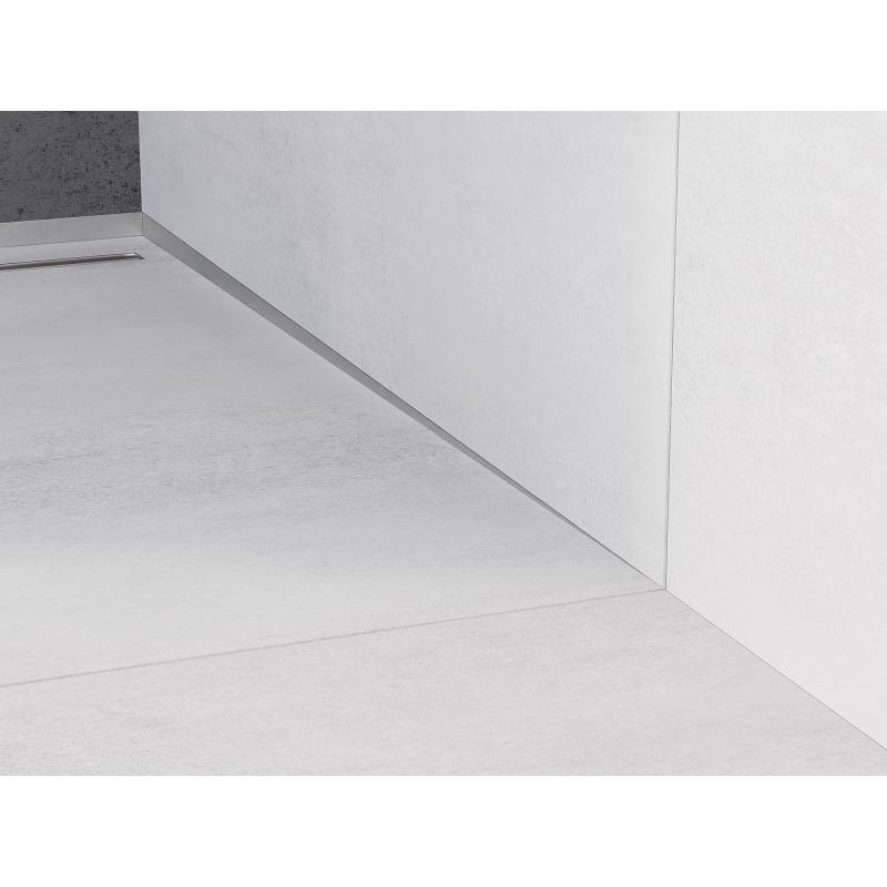 Mexen Line-B wall-mounted sloping strip 180 cm right, inox - 181002180R