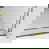 Mexen Line-B wall-mounted slope strip 180 cm right, brushed gold - 185502180R