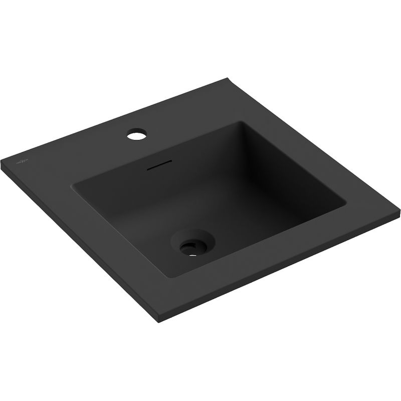 Mexen Otis countertop basin 46 x 46.5 cm, matte black - 25184571