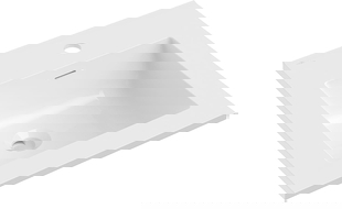 Mexen Otis countertop washbasin 46 x 46.5 cm, white gloss - 25184500