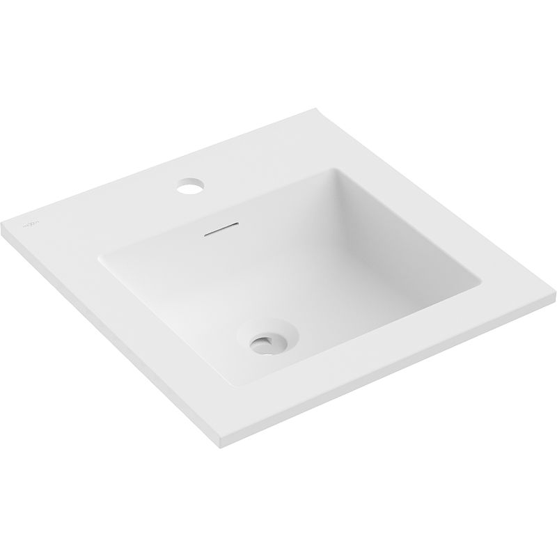 Mexen Otis countertop washbasin 46 x 46.5 cm, matte white - 25184501