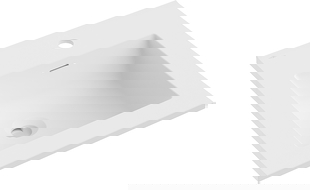 Mexen Otis countertop washbasin 46 x 46.5 cm, white matte - 25184501