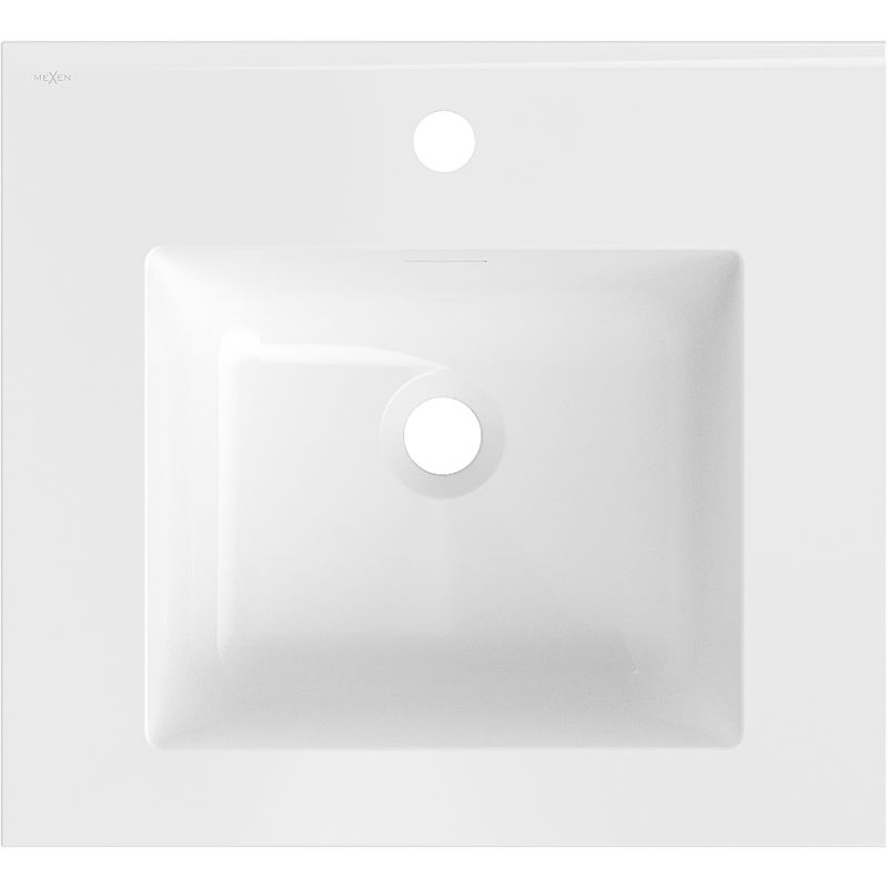 Mexen Otis countertop washbasin 51 x 46.5 cm, glossy white - 25185000