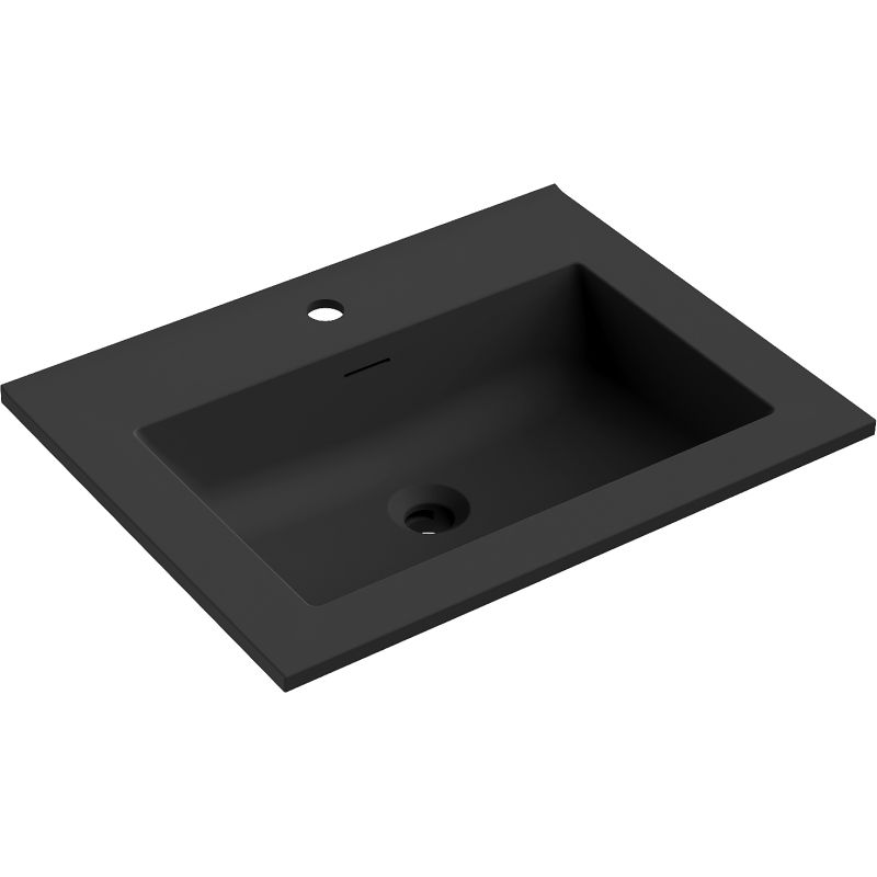 Mexen Otis countertop sink 61 x 46.5 cm, matte black - 25186071