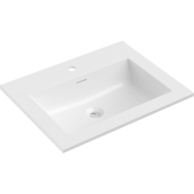 Mexen Otis countertop washbasin 61 x 46.5 cm, glossy white - 25186000
