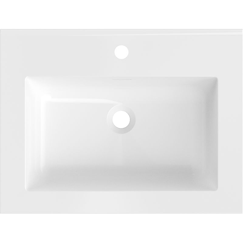 Mexen Otis countertop washbasin 61 x 46.5 cm, glossy white - 25186000
