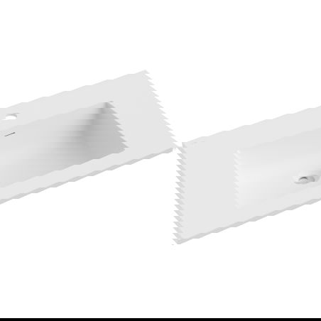 Mexen Otis built-in countertop washbasin 71 x 46.5 cm, white matte - 25187001