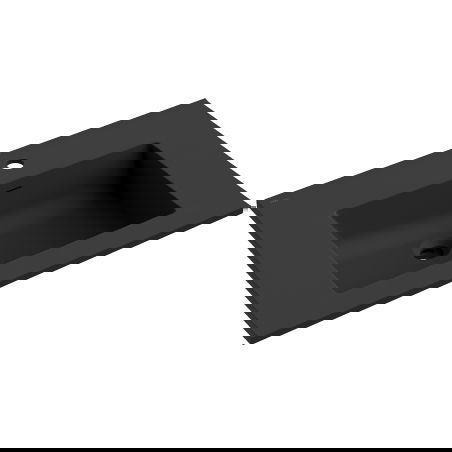 Mexen Otis recessed countertop sink 71 x 46.5 cm, matte black - 25187071