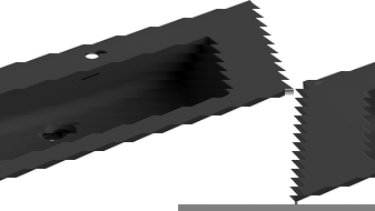 Mexen Otis recessed countertop sink 71 x 46.5 cm, matte black - 25187071