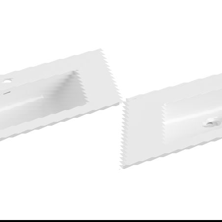 Mexen Otis countertop sink 71 x 46.5 cm, glossy white - 25187000