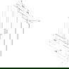 Mexen Velar Duo 2-panel sliding bath screen 140 x 150 cm, graphite, white - 896-140-000-42-20