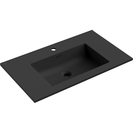 Mexen Otis countertop washbasin 81 x 46.5 cm, black matte - 25188071