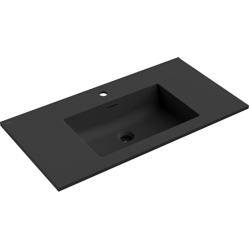 Mexen Otis countertop basin 91 x 46.5 cm, black matte - 25189071