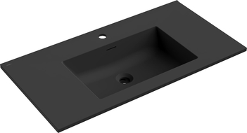Mexen Otis countertop basin 91 x 46.5 cm, black matte - 25189071