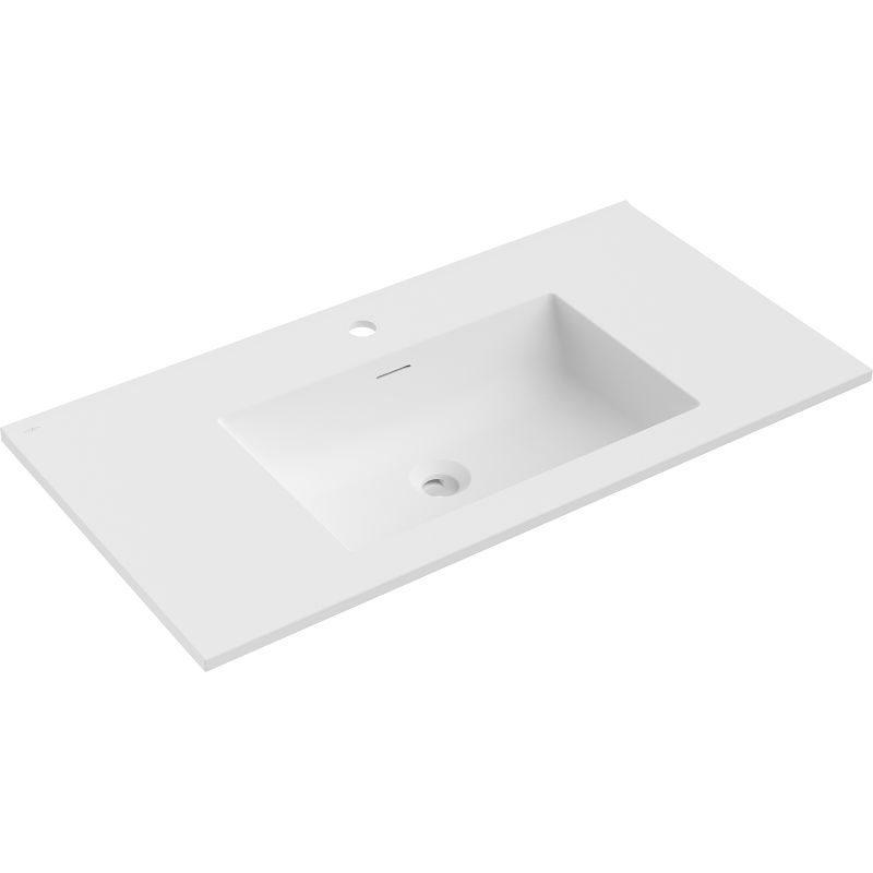 Mexen Otis countertop sink 91 x 46.5 cm, matte white - 25189001