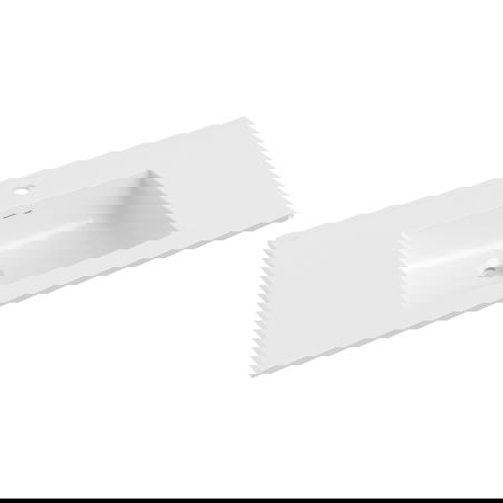 Mexen Otis countertop sink 91 x 46.5 cm, glossy white - 25189000