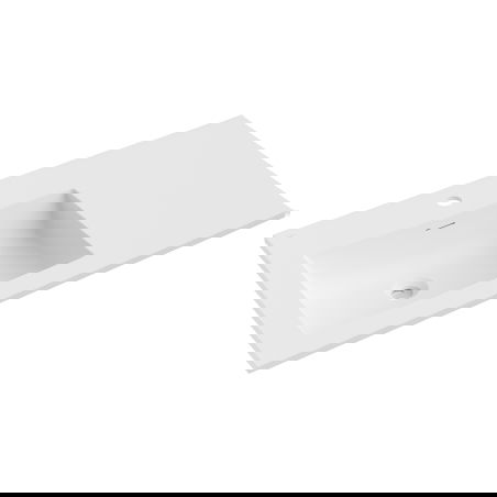 Mexen Otis countertop washbasin left 91 x 46.5 cm, matte white - 25189001L