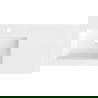 Mexen Otis countertop inset sink left 91 x 46.5 cm, white gloss - 25189000L