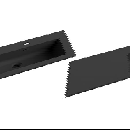 Mexen Otis built-in washbasin right 91 x 46.5 cm, matte black - 25189071P