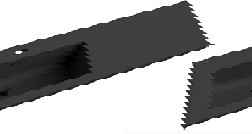 Mexen Otis countertop washbasin left 101 x 46.5 cm, matte black - 25181071L