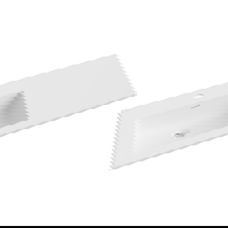 Mexen Otis countertop sink left 101 x 46.5 cm, matt white - 25181001L