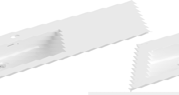 Mexen Otis inset washbasin left 101 x 46.5 cm, white gloss - 25181000L